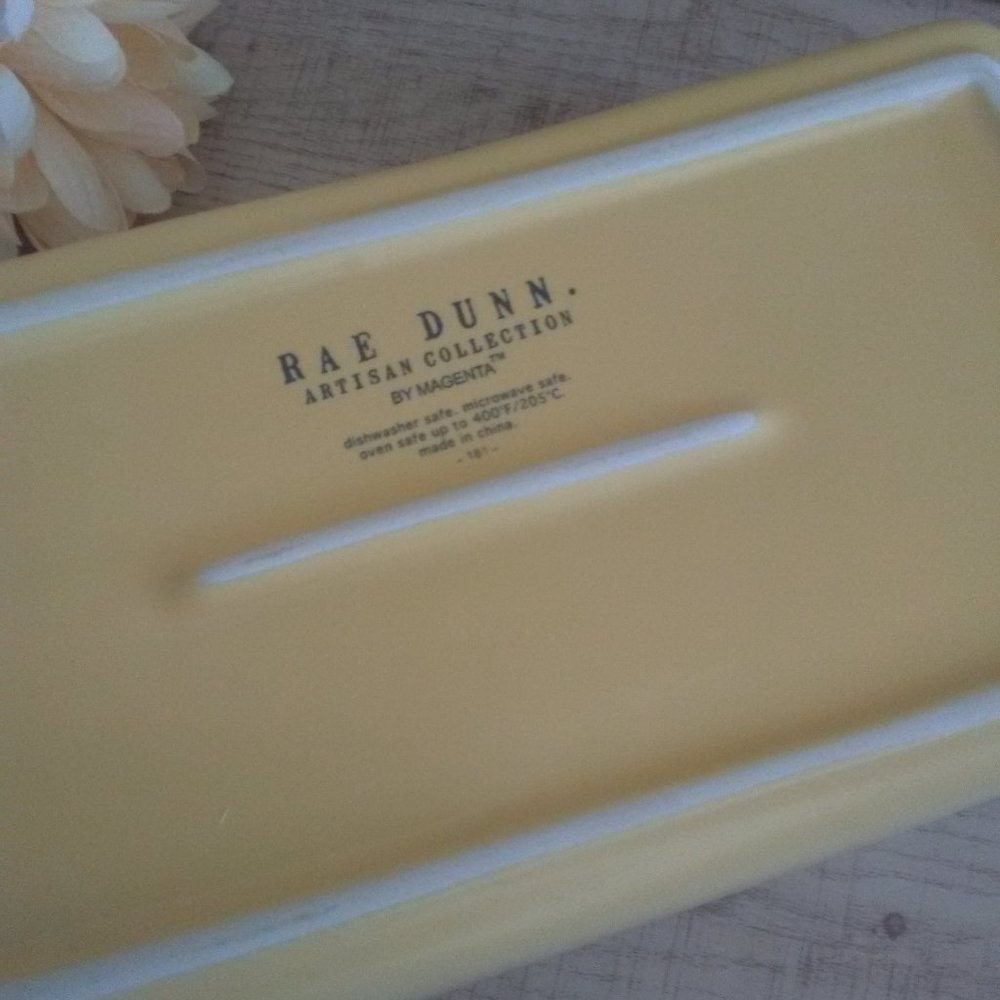 NIB RAE DUNN "Happy Spring" Loaf Pan - Picture 7 of 8